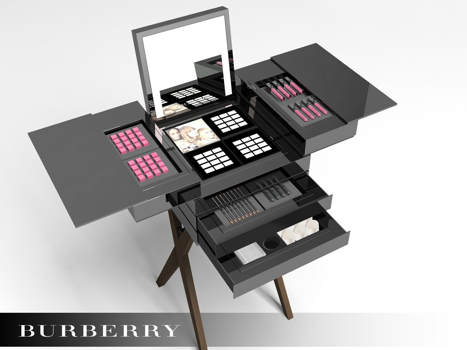 meuble de rangement make up - burberry