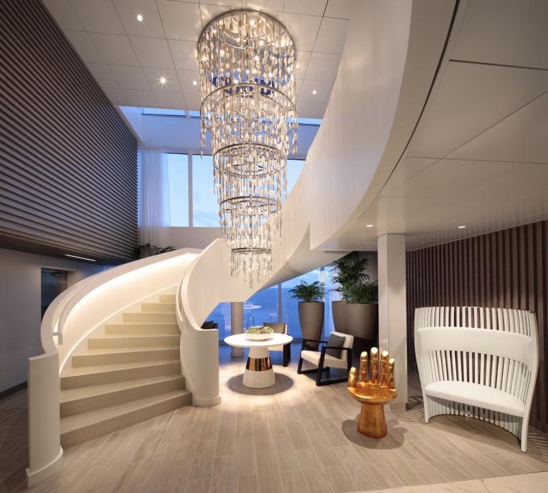 ATELIERS NORMAND realizza l’area benessere della nave Celebrity Edge