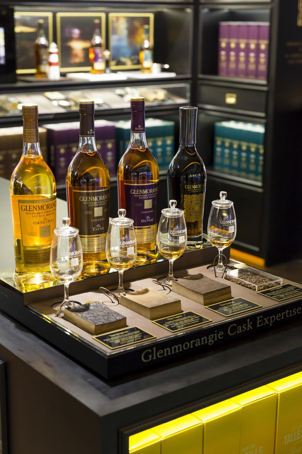 plv permanente pour le whisky glenmorangie