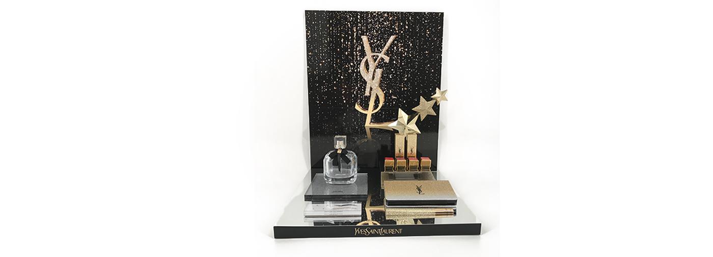 Yves Saint Laurent Christmas Display